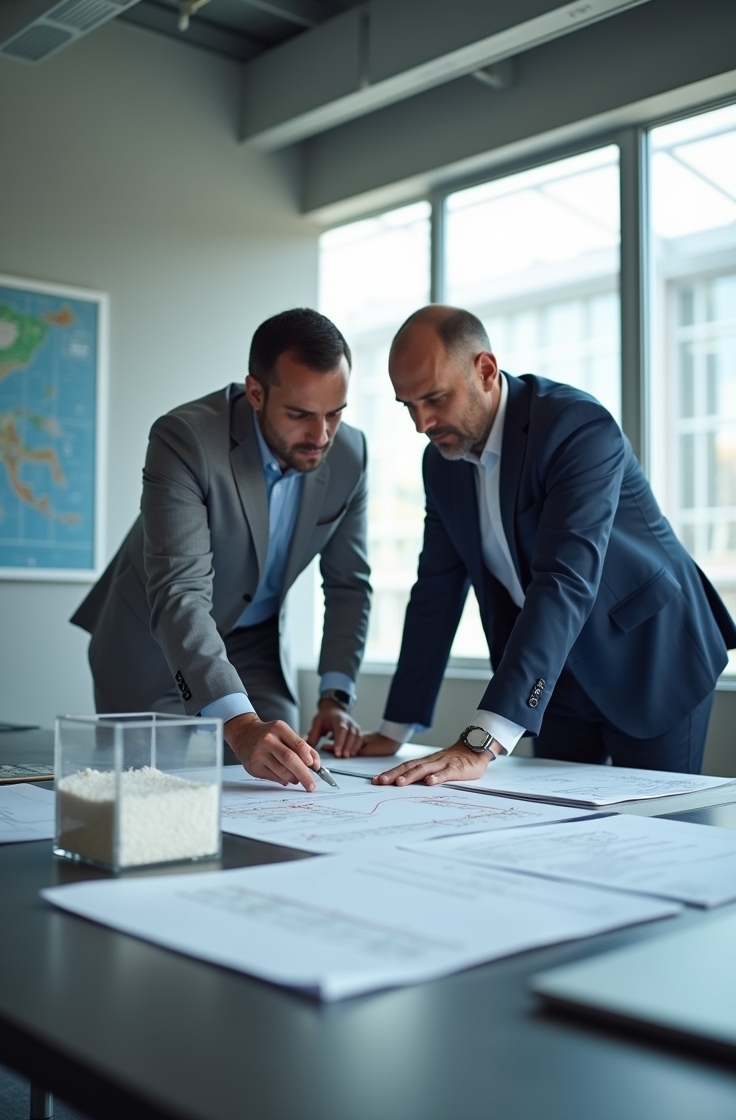 Icon of clumping and a paw, symbolizing the absorbency of Nuca's white bentonite for premium cat litter production.